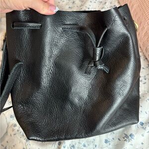 Brand new Portland, leather, large bucket, bag, and black no tags. It was a gift